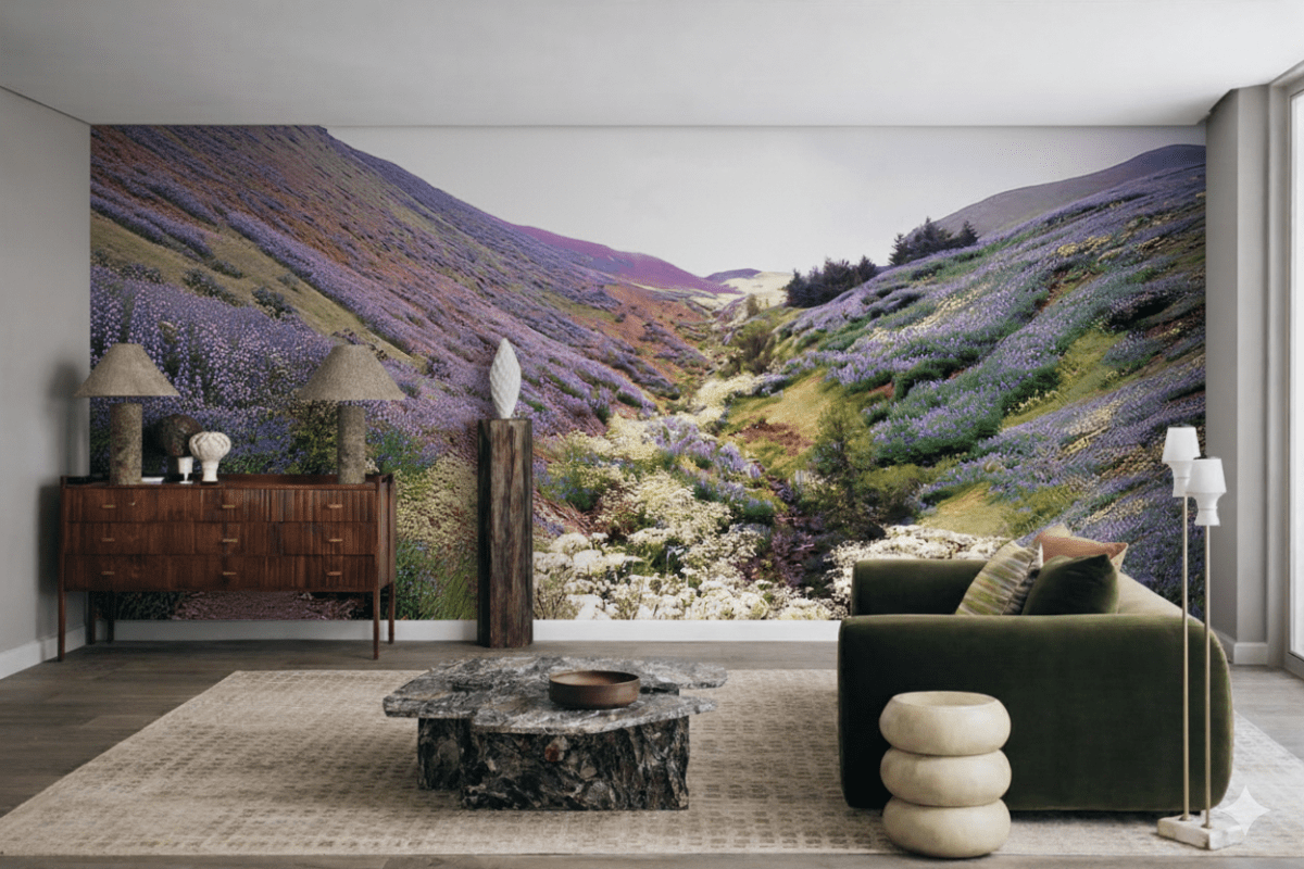 Lush Valley Tapestry