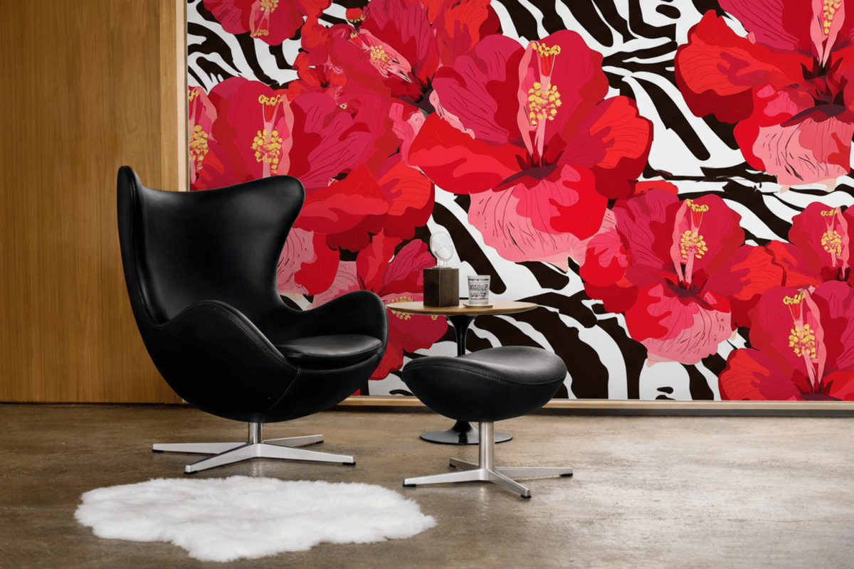 Crimson Zebra Blossom