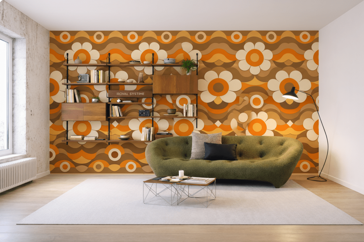 Wisped Floral Motif