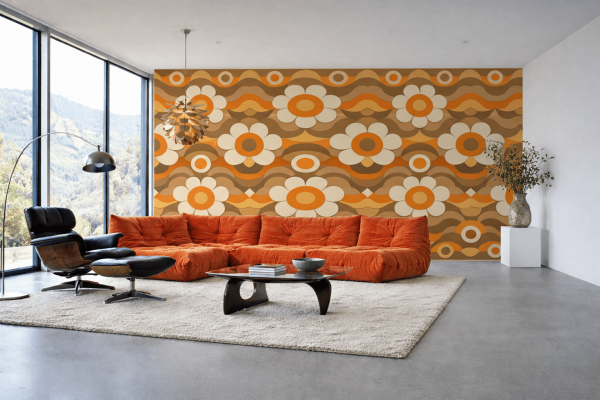 Wisped Floral Motif