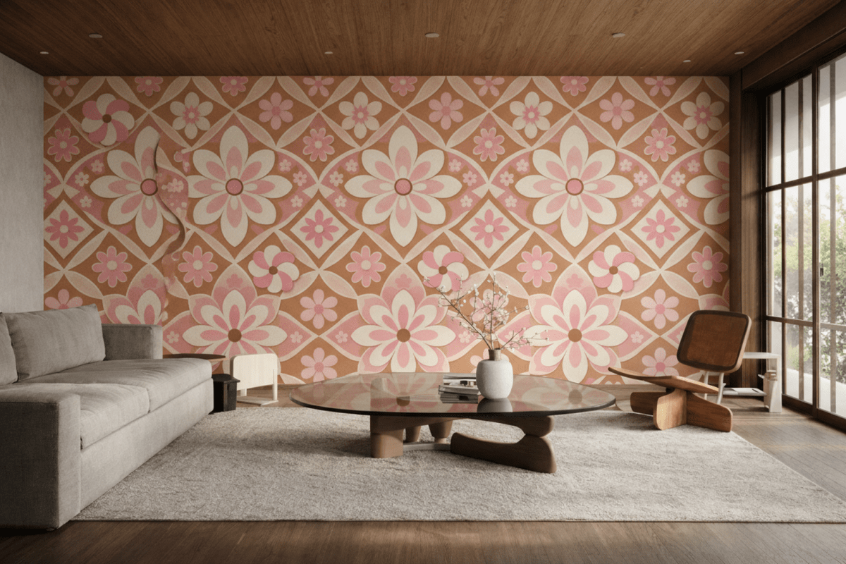 Retro Floral Quilt