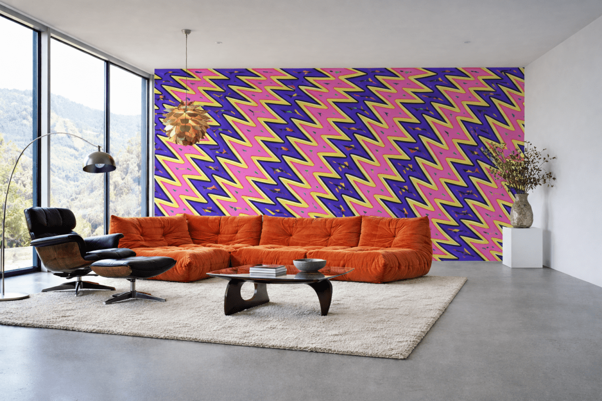 Frosted Zigzag Burst