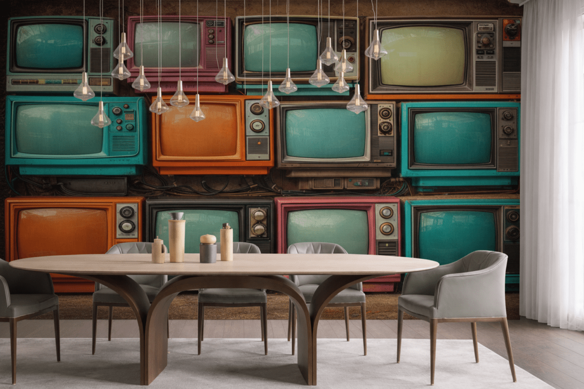 Retro Television Montage