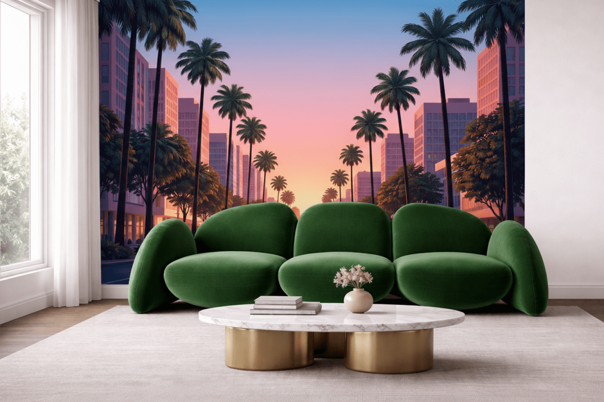 Palm Avenue Twilight