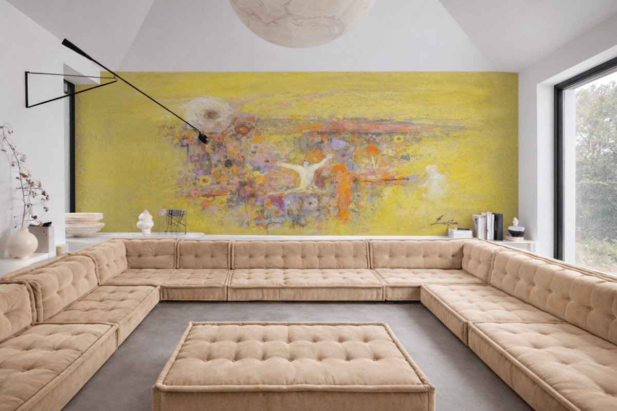 Sunlit Blossom Mosaic