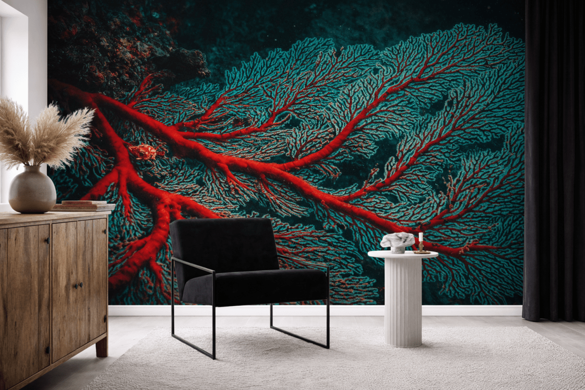Aquatic Veins Mural
