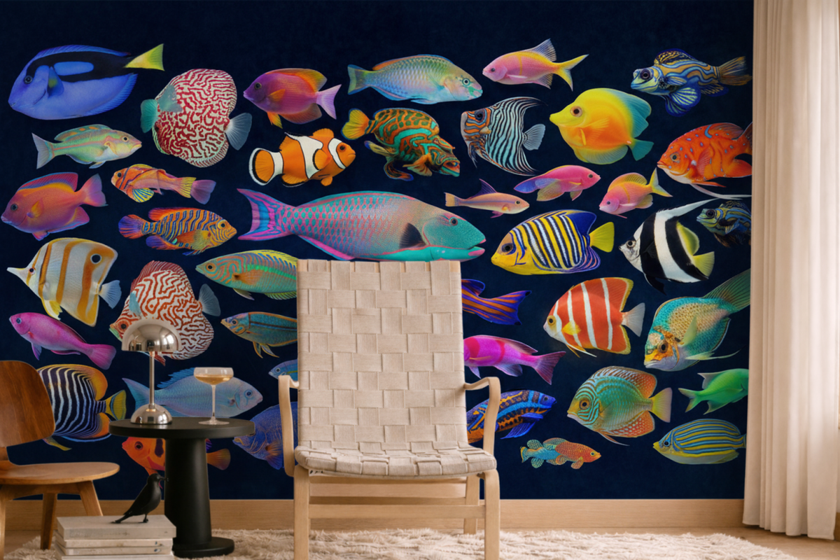 Vibrant Aquatic Mosaic
