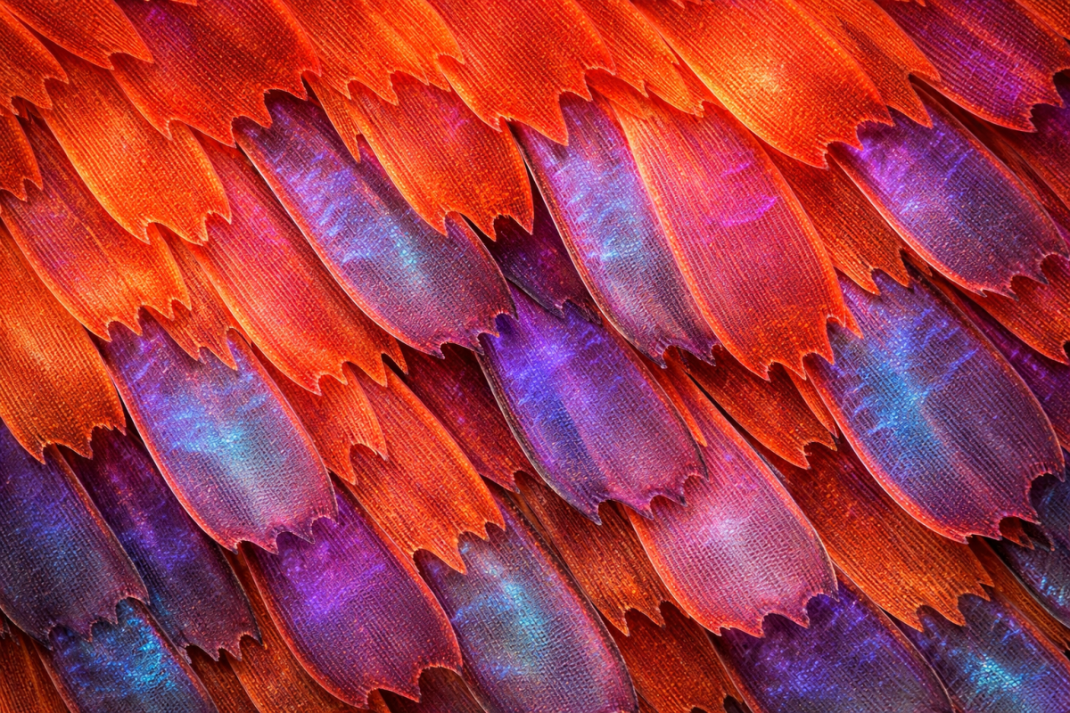 Iridescent Feathers