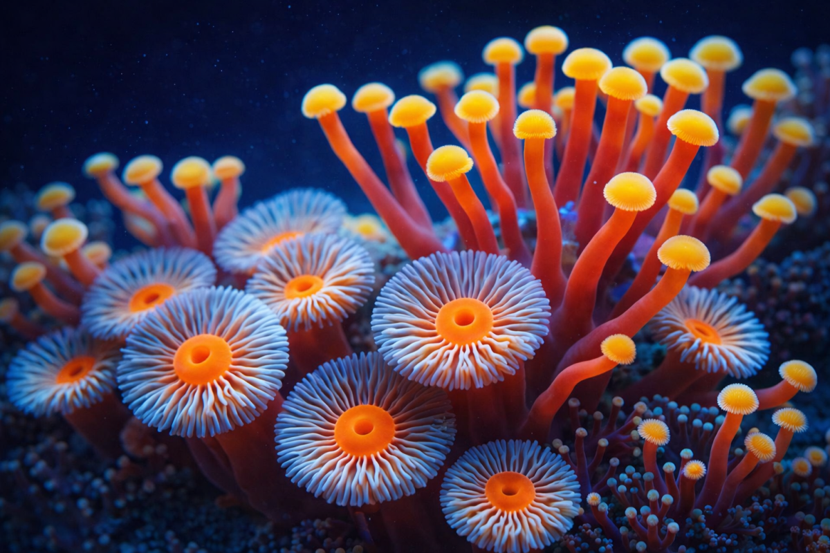 Underwater Neon Garden