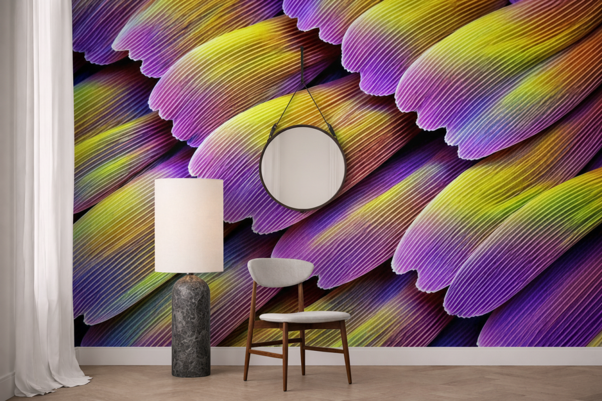 Quartz Feather Mosaic