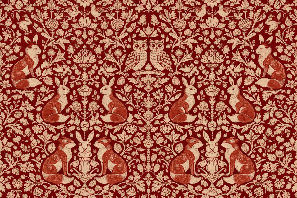 Whimsical Woodland Tapestry