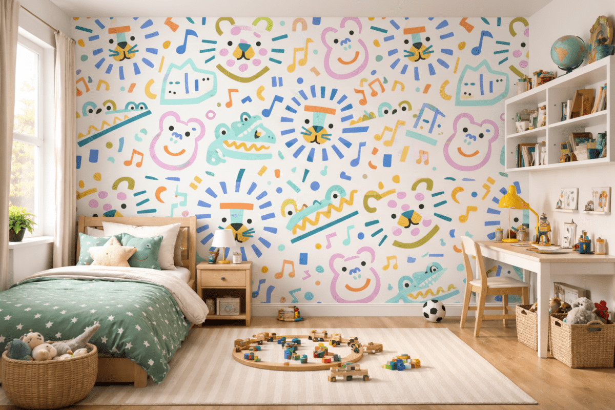 Playful Jungle Menagerie