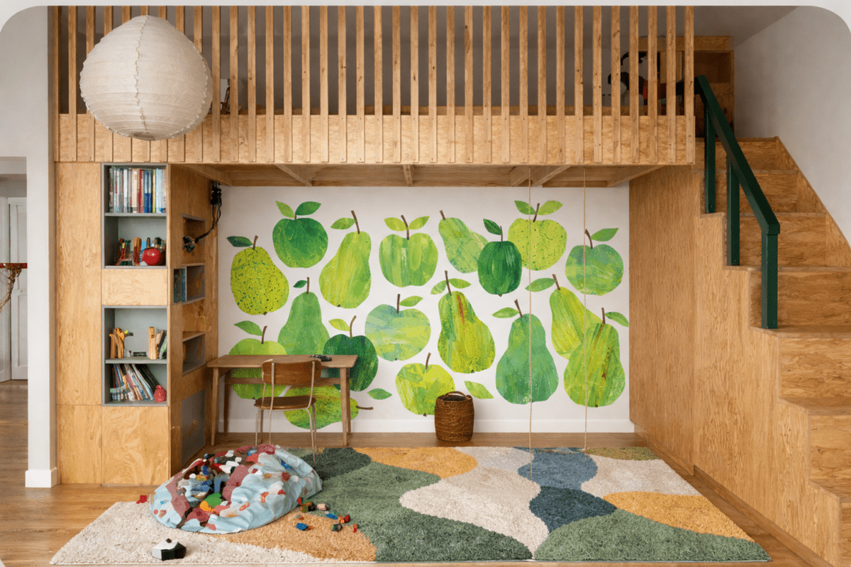 Verdant Orchard Tapestry