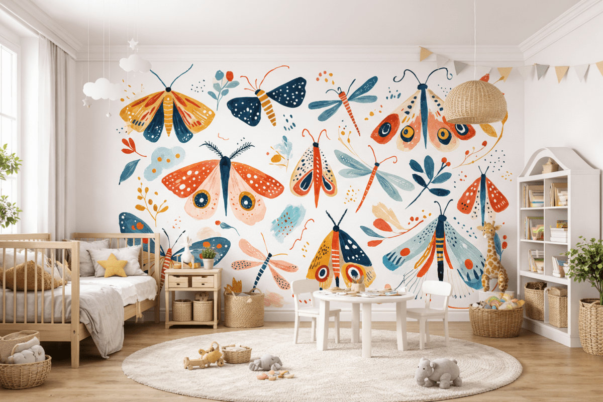 Flutterleaf Mural