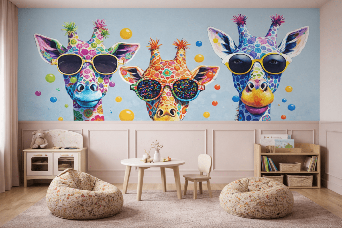 Kaleidoscopic Giraffes