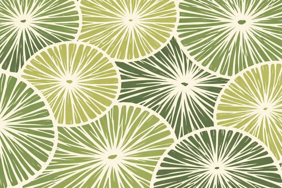 Citrus Fronds Mural