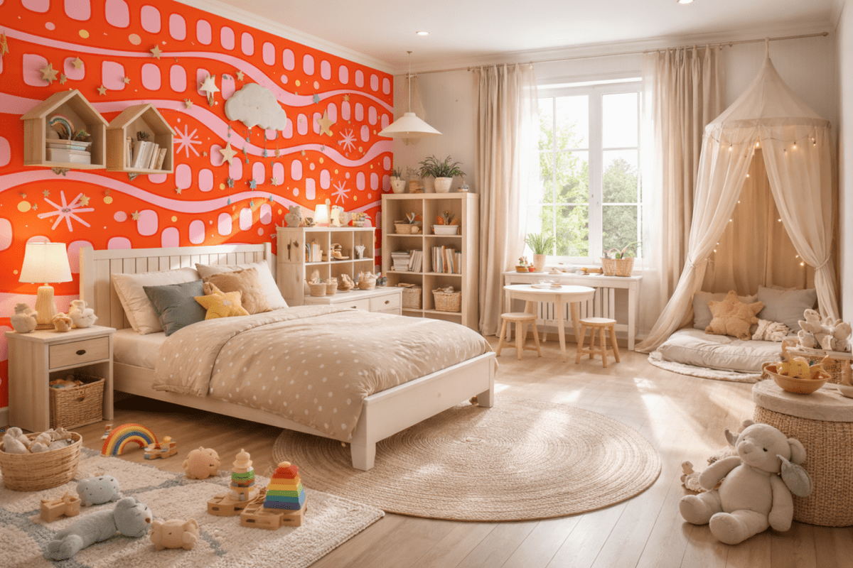 Vibrant Ripple Mosaic