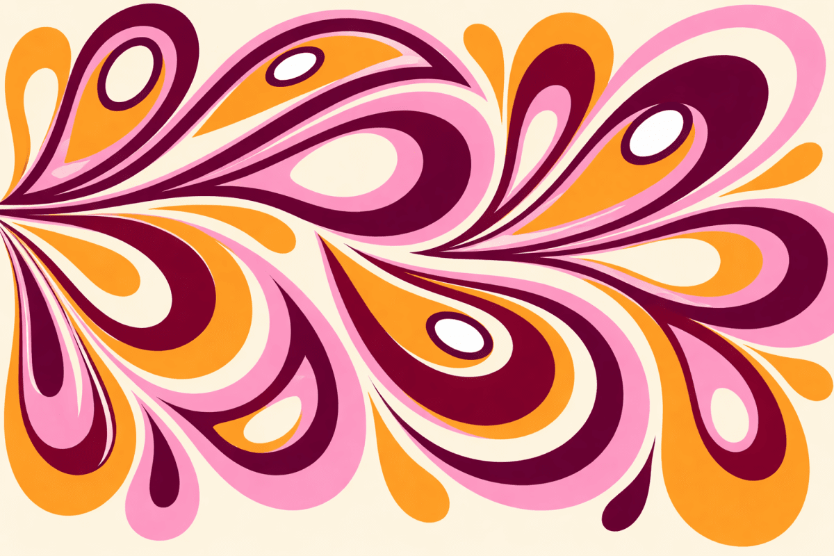 Psychedelic Tundra Swirls