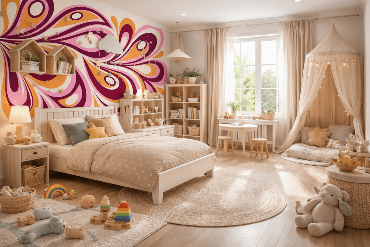 Psychedelic Tundra Swirls