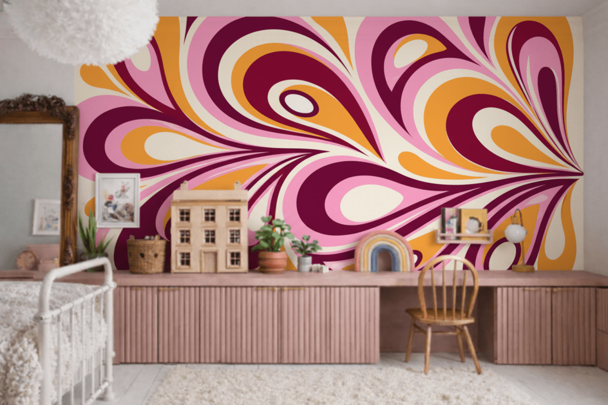 Psychedelic Tundra Swirls