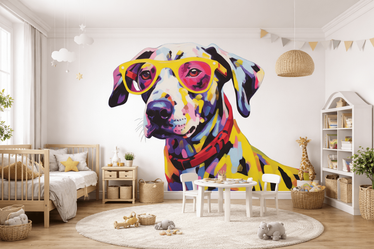 Wisped Canine Portrait