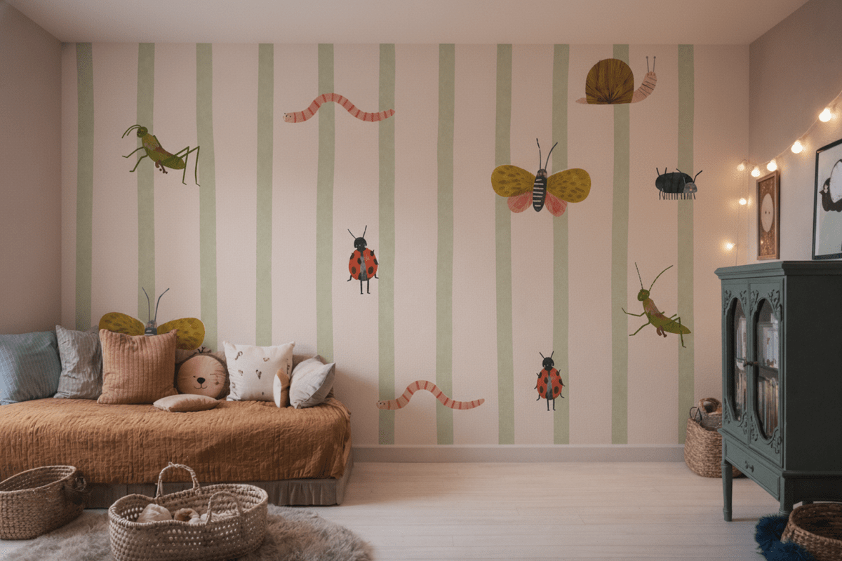 Insect Garden Mural