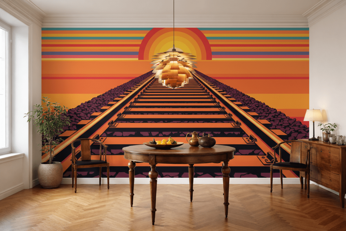 Golden Railway Vista