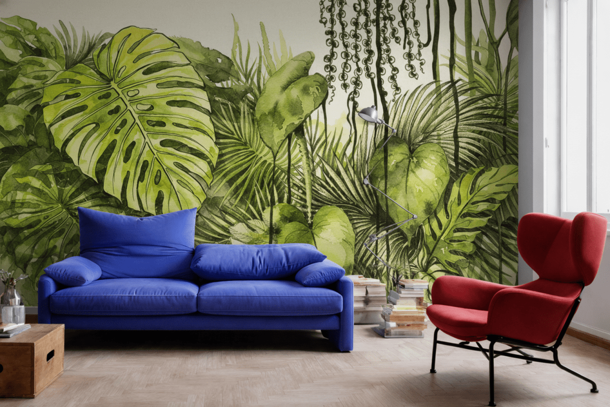 Verdant Porcelain Tangle