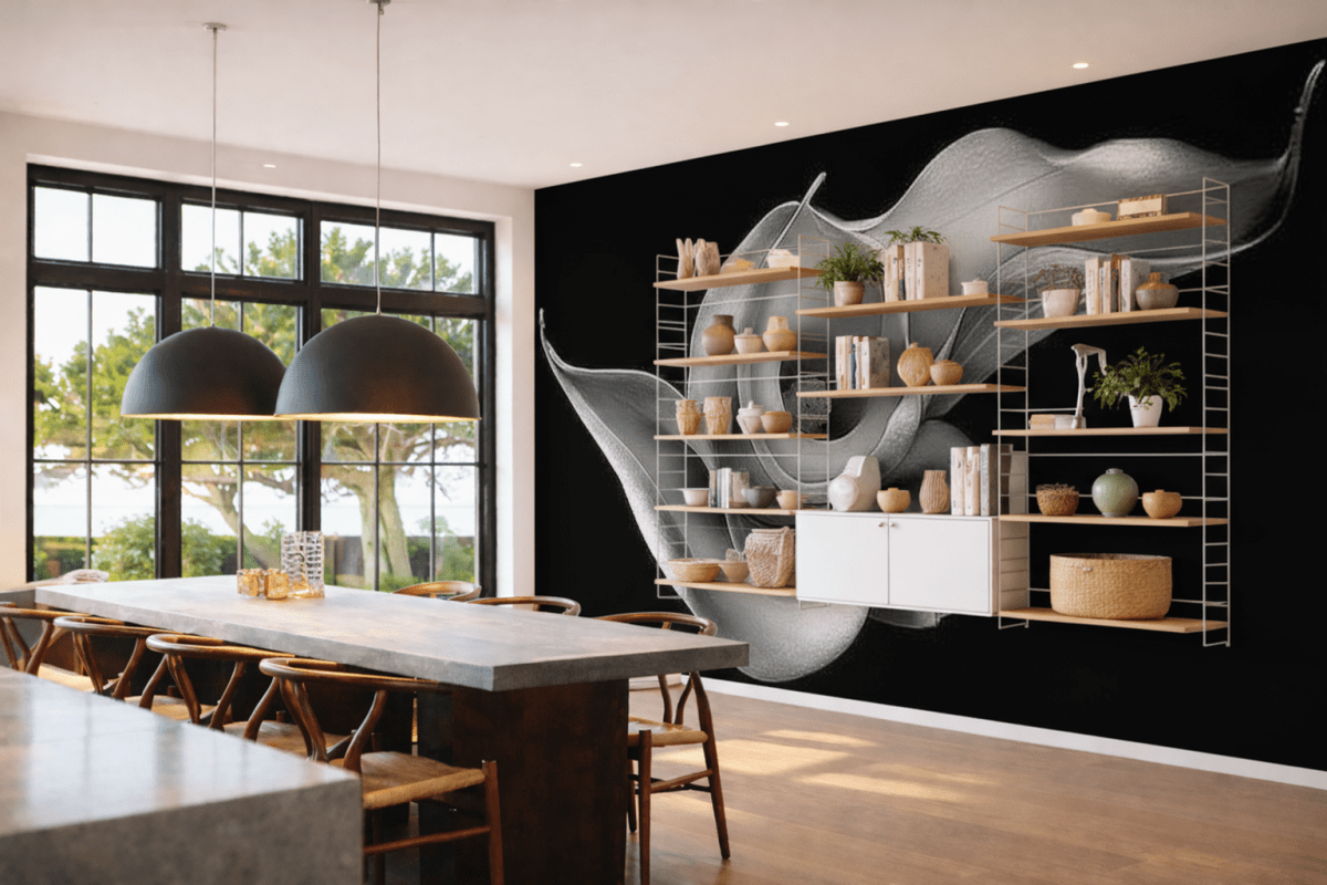 Curved Calla Embrace