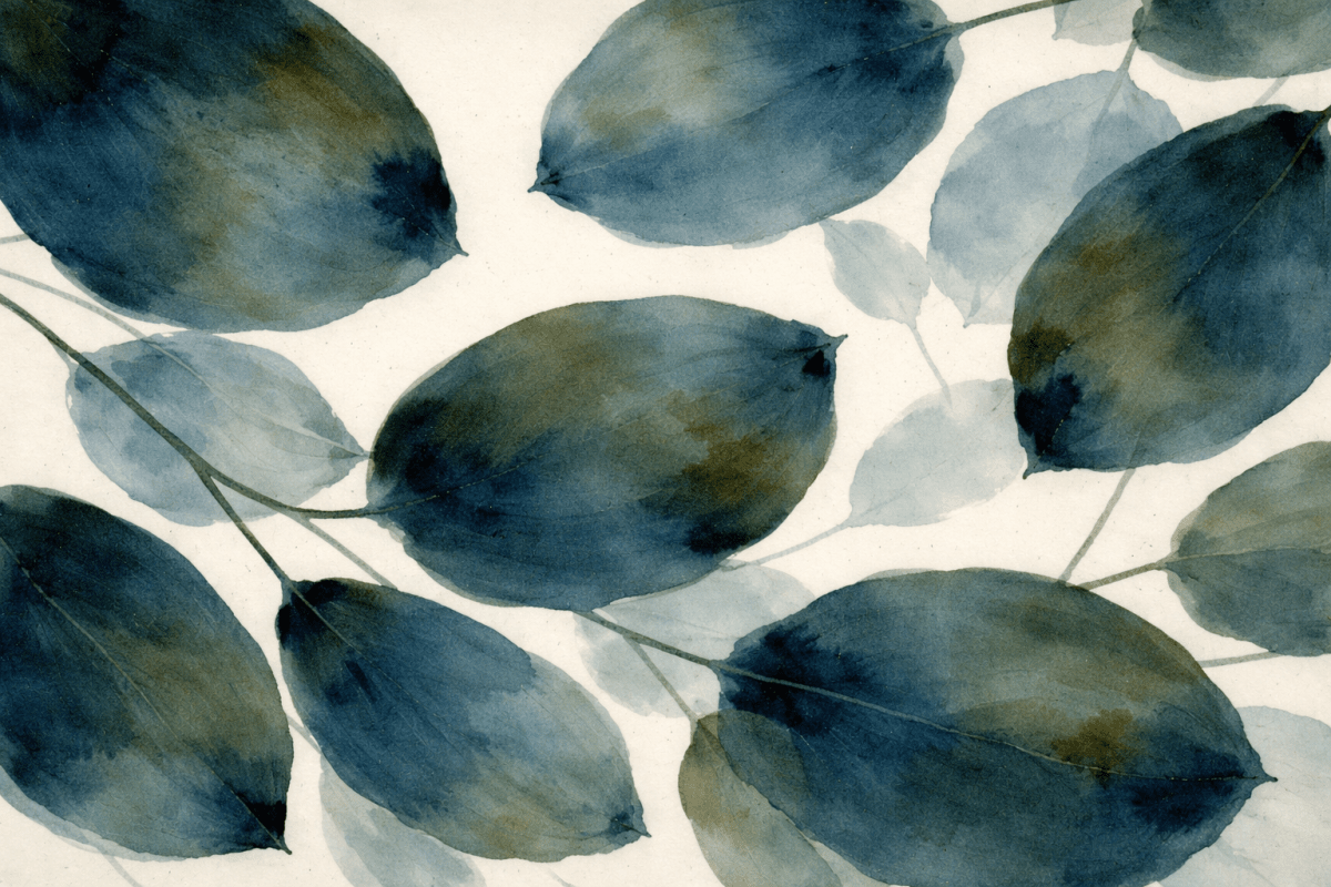 Verdant Indigo Foliage