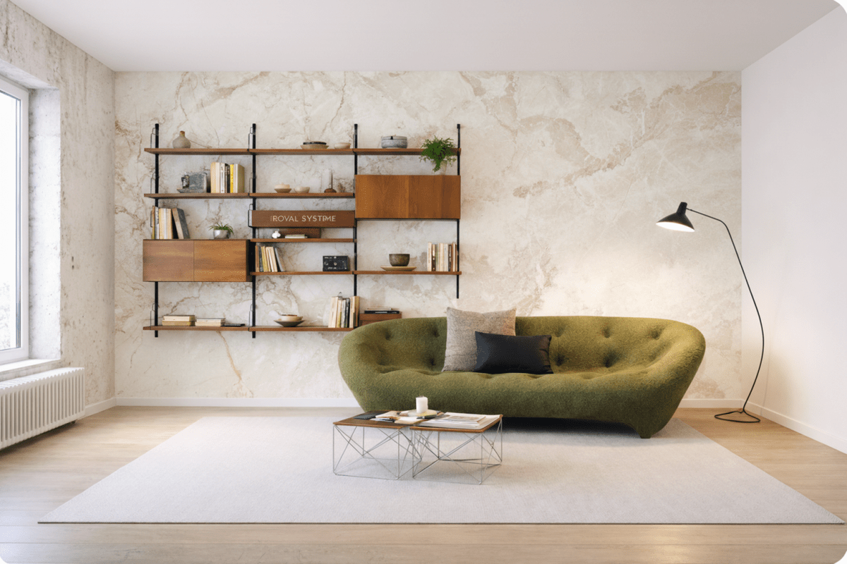 Veined Stone Canvas