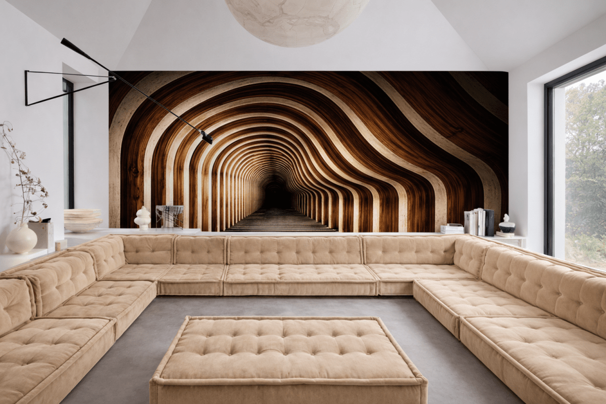 Arched Timber Passage