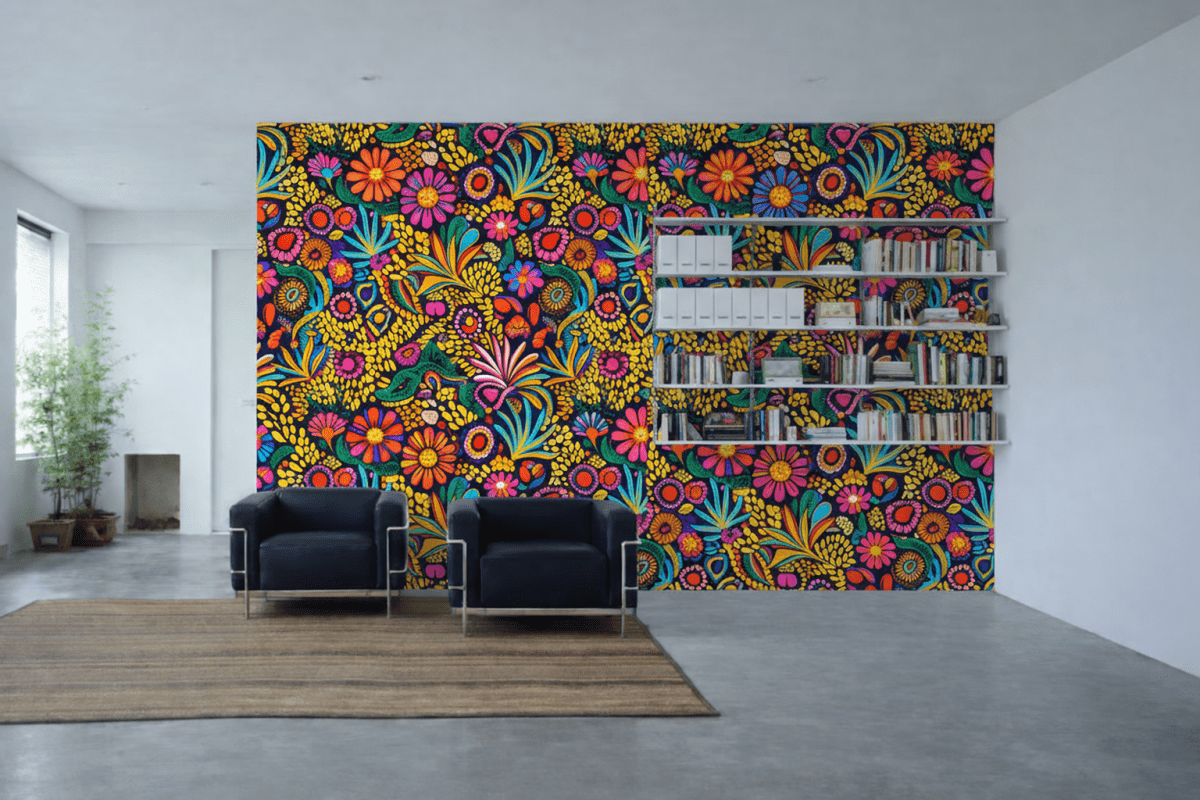 Vibrant Mosaic Flora