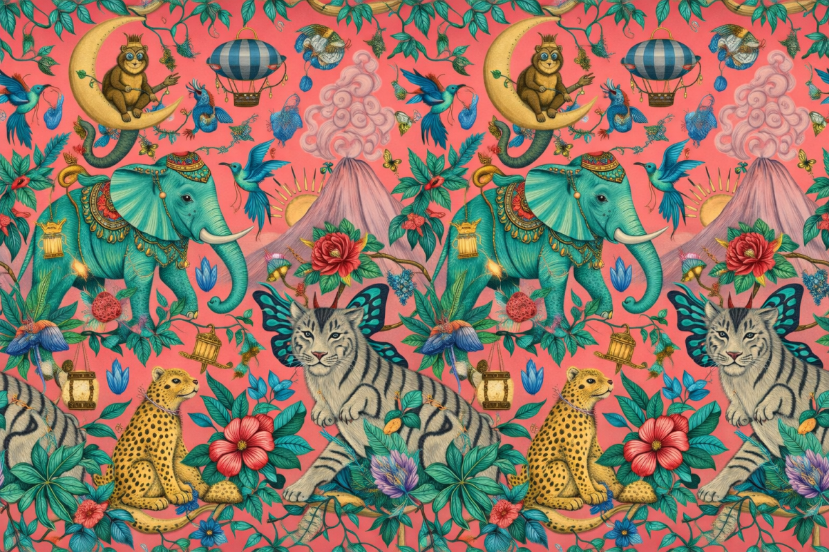Enchanting Jungle Tapestry