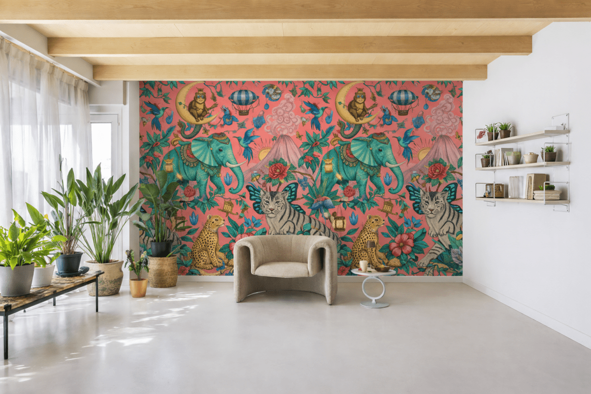 Enchanting Jungle Tapestry