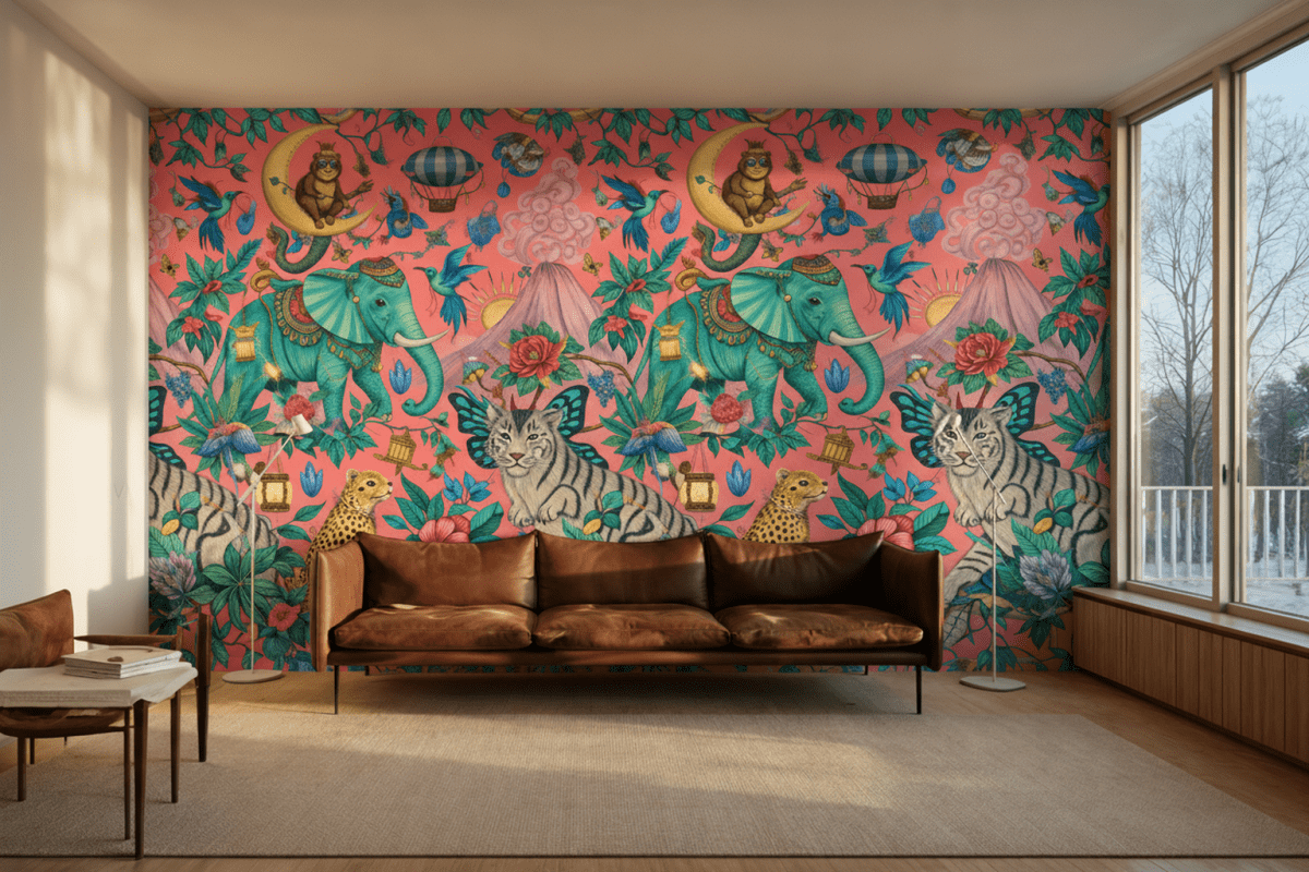 Enchanting Jungle Tapestry