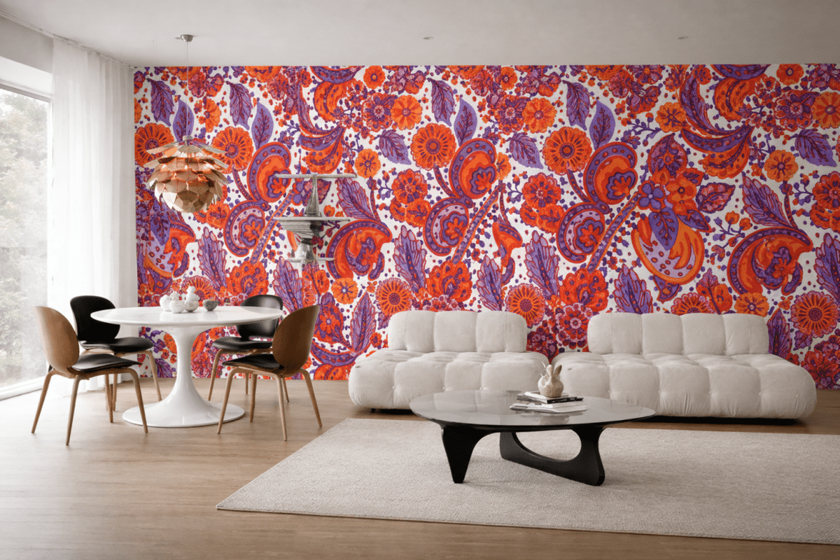 Vibrant Paisley Swirl