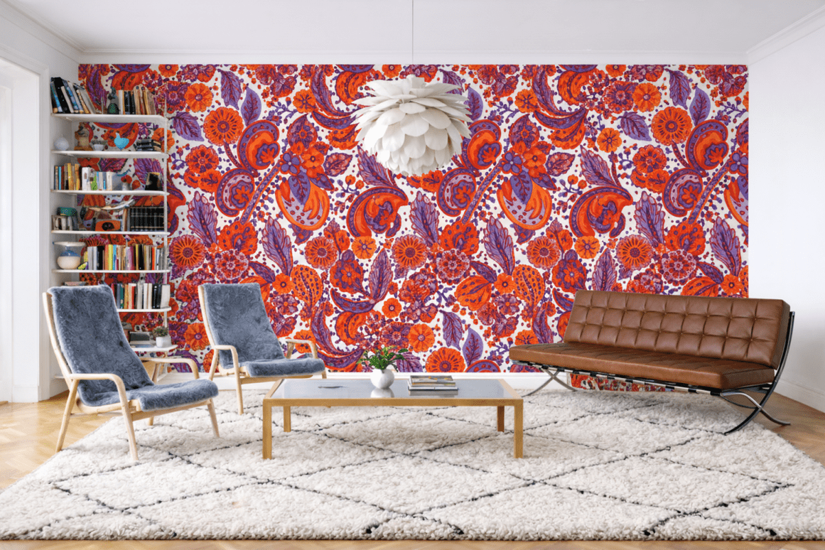 Vibrant Paisley Swirl