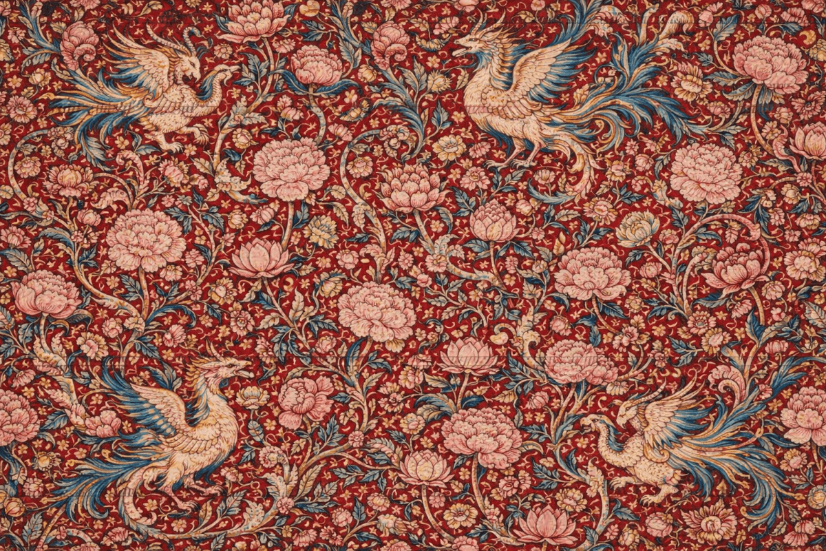 Phoenix Blossom Tapestry Ii