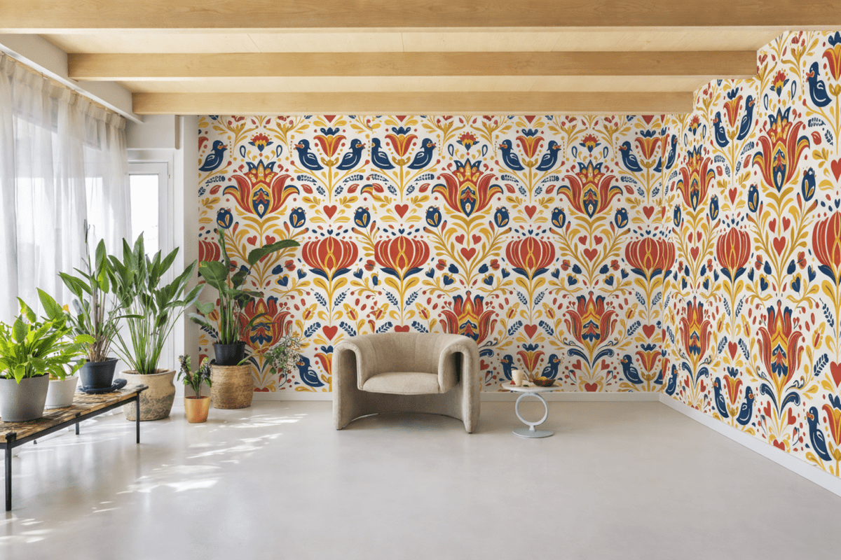 Whimsical Aviary Tapestry