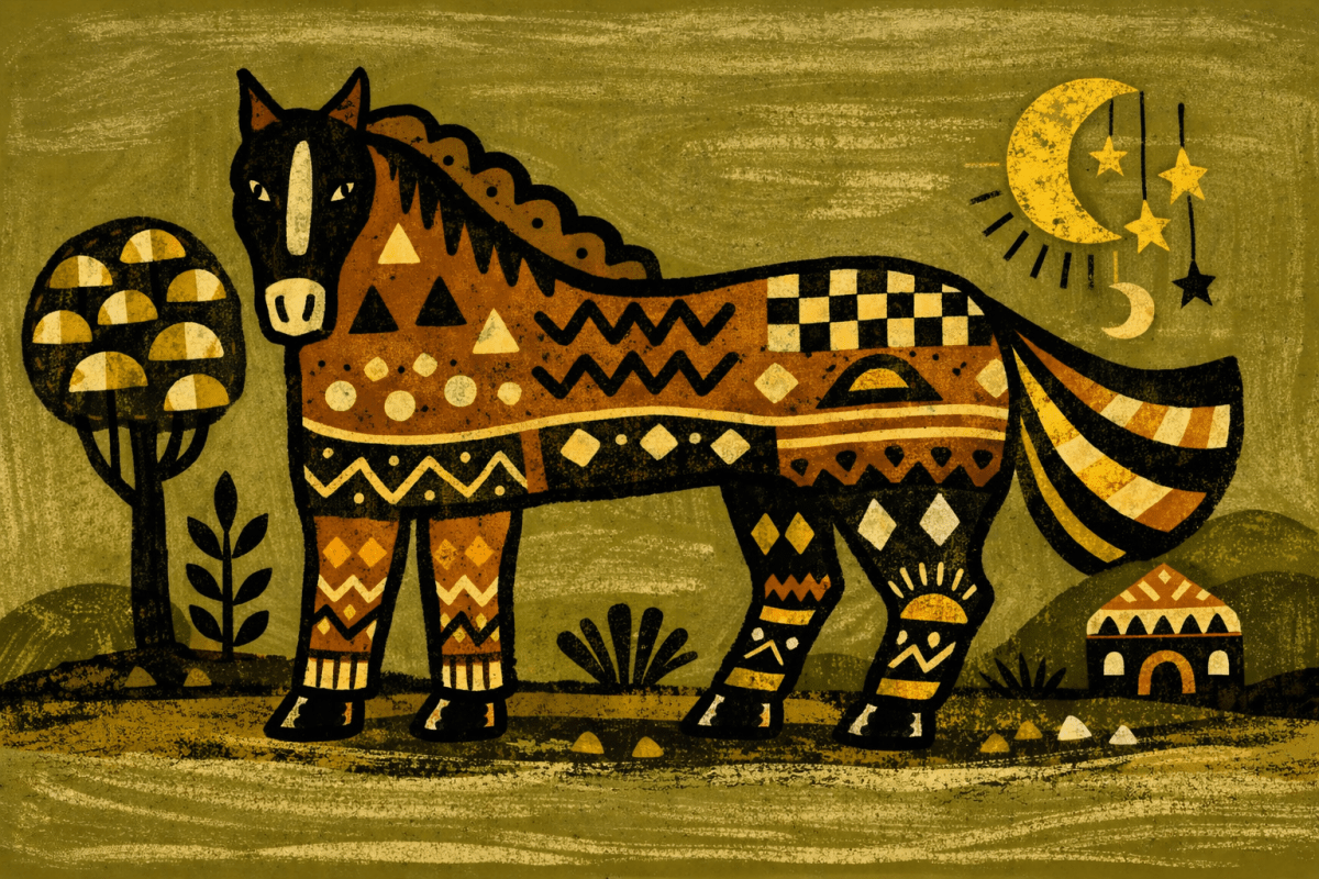 Patterned Equine