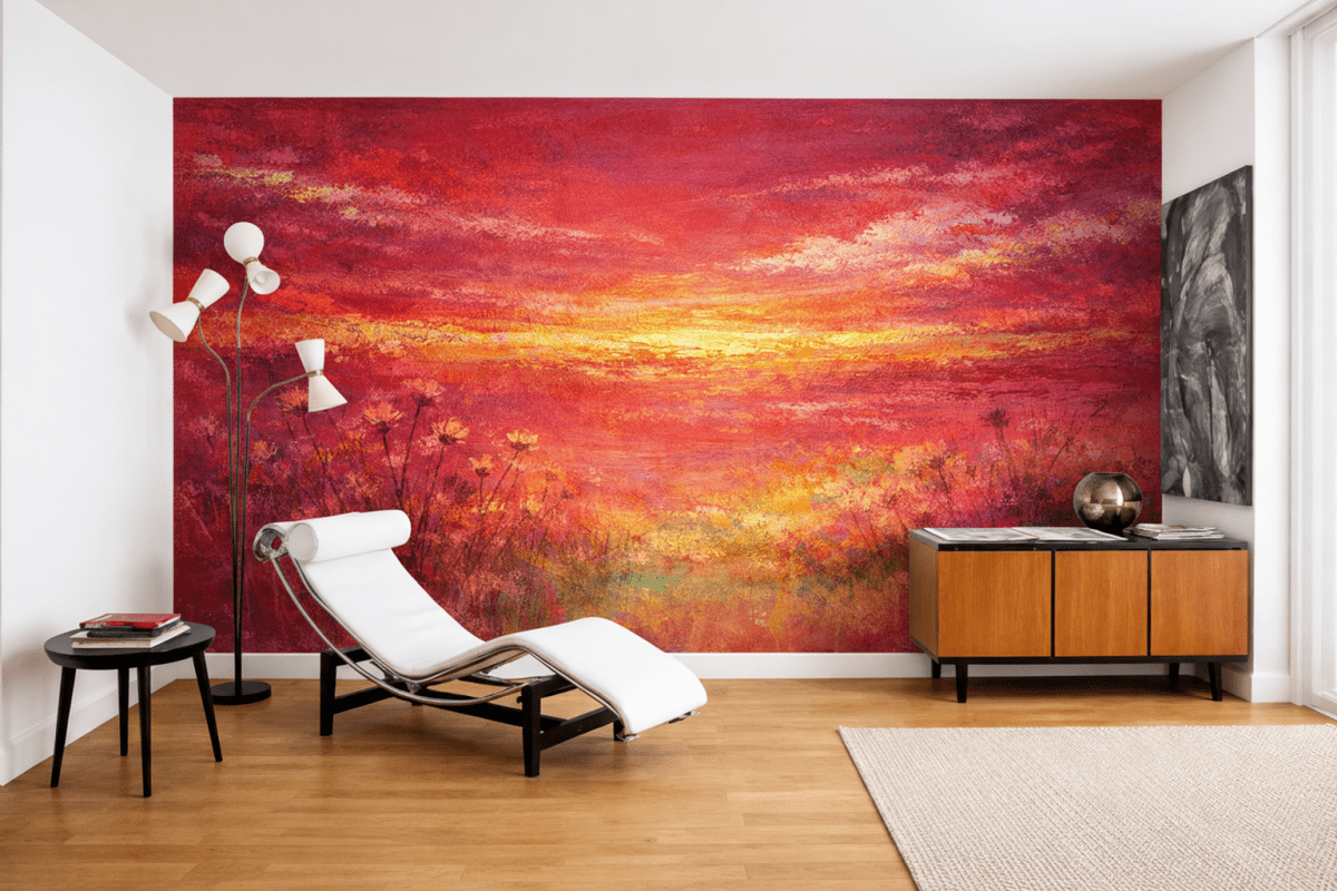 Floral Sunset Canvas