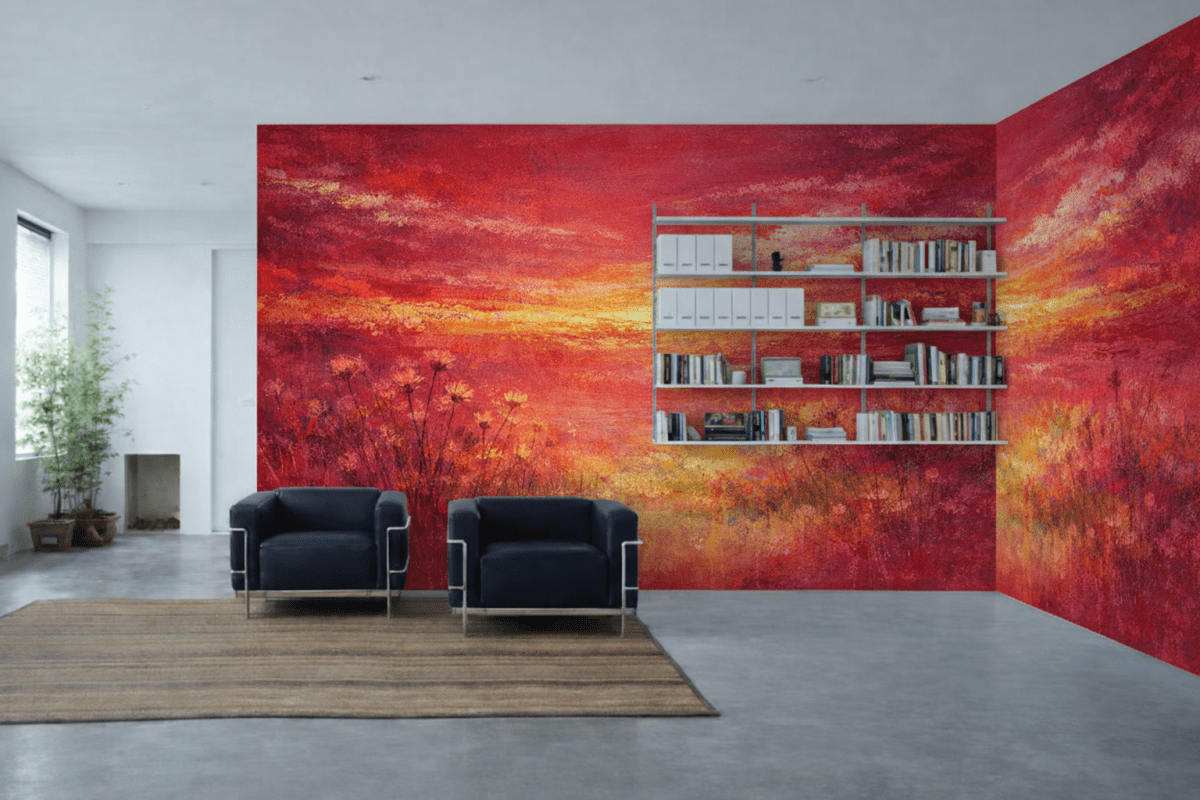 Floral Sunset Canvas