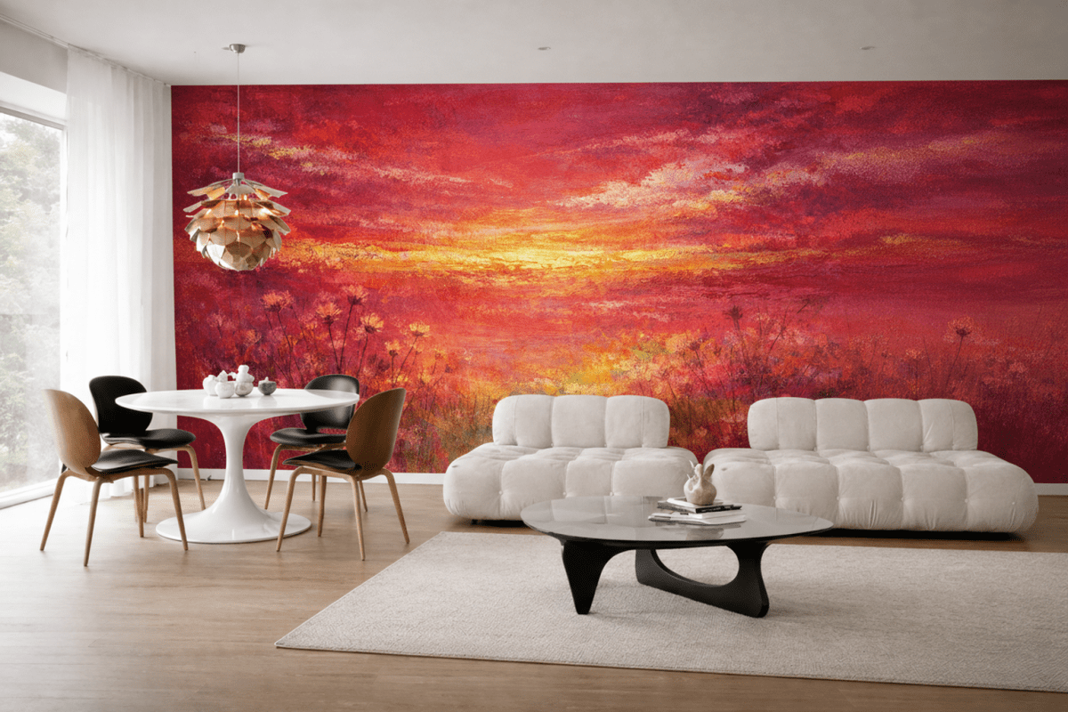 Floral Sunset Canvas