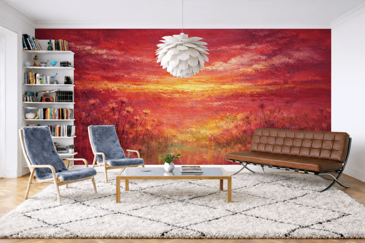 Floral Sunset Canvas