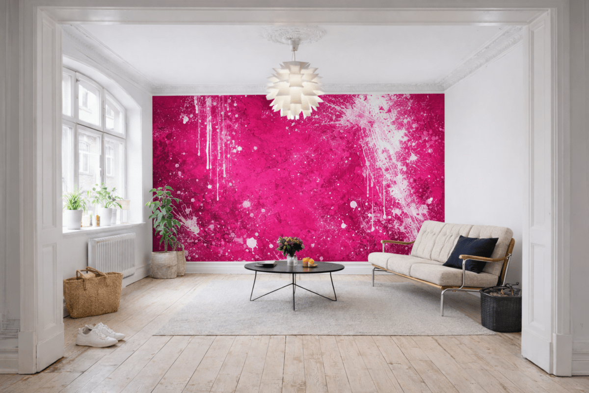 Crimson Splatter Canvas