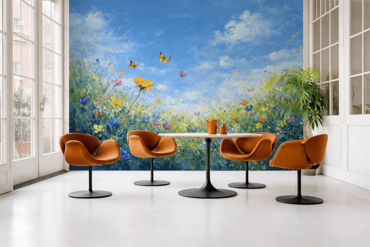 Butterfly Meadow Sky