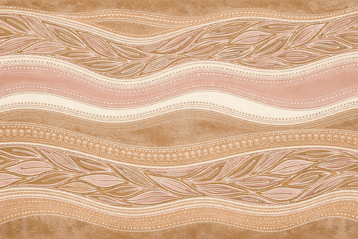 Wavy Leaf Tapestry