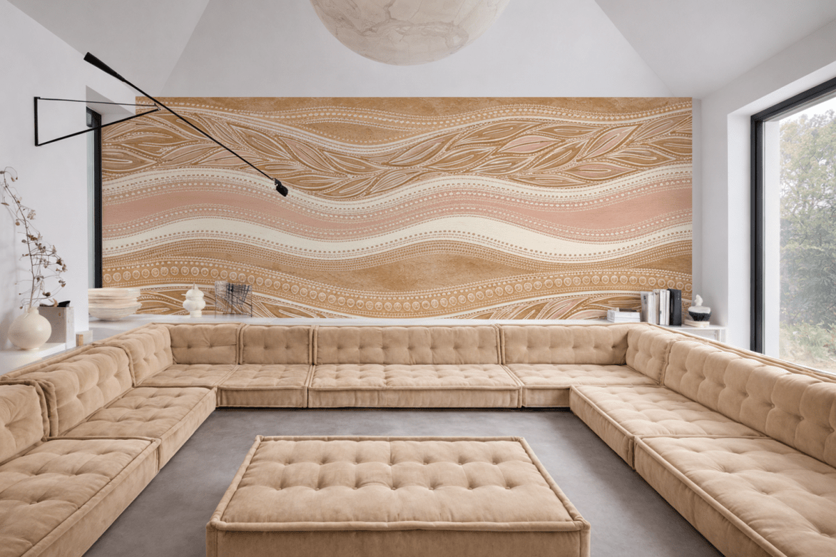 Wavy Leaf Tapestry