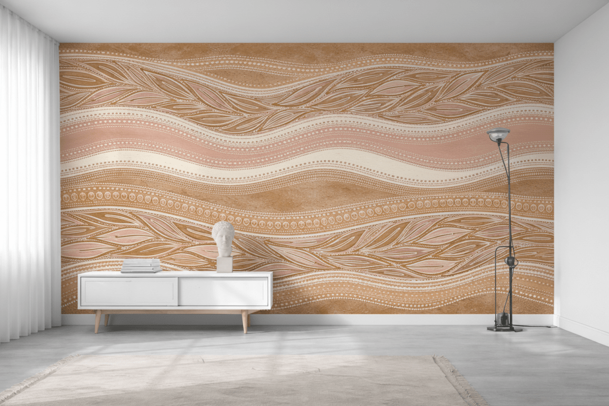 Wavy Leaf Tapestry